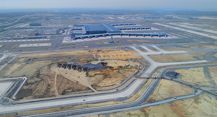 İstanbul Havalimanı 3. pisti için çalışmalar sürüyor