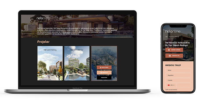 Nef’in dijital satış ofisi Nef Online açıldı