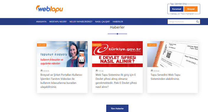 Evden çıkmadan web tapu ile yaklaşık 30 bin konut satıldı