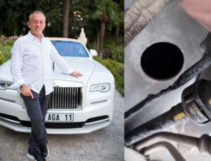 Ali Ağaoğlu’nun Rolls Royce Phantom’unu fareler kemirdi