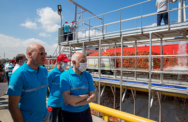 Assan Foods13 milyon liralık domates yıkama havuzu kurdu