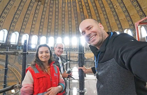 Ayasofya’da çıplak ses akustiği çok muhteşem