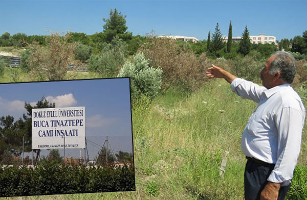 Tapulu araziye izinsiz havuz ve cami