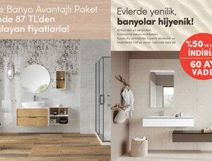 Ev alır gibi banyo yenileme fırsatı