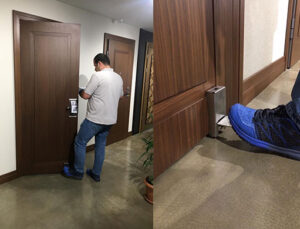 Artık kapı kollarına dokunmak yok!