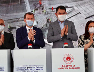 Zeytinburnu’nda 428 kentsel dönüşüm konutunun temeli atıldı