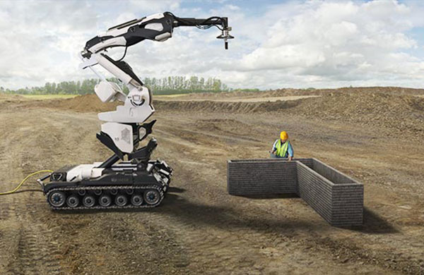 Robotlar inşaat sektöründe daha da güçleniyor
