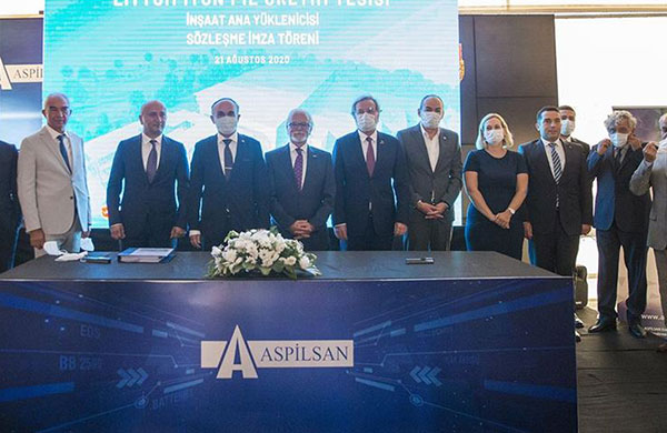 ASPİLSAN ilk lityum iyon pil üretim tesisini inşa ediyor
