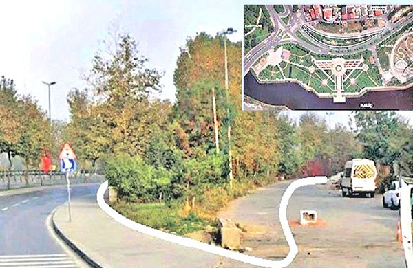 İki yol arasındaki park Milli Eğitim’e tahsis edildi