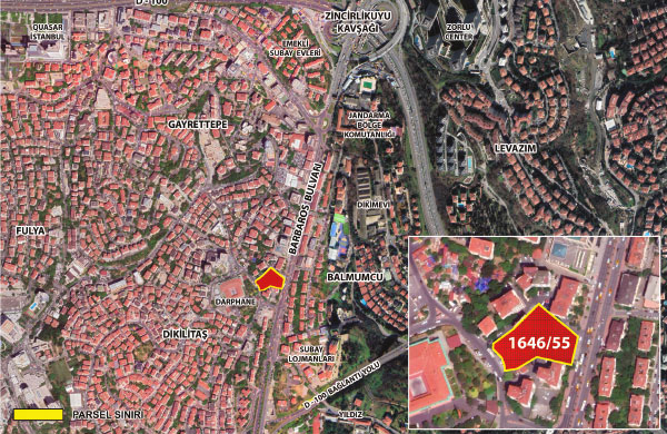 Emlak Konut GYO Beşiktaş Dikilitaş’ta arsa ihalesine çıktı