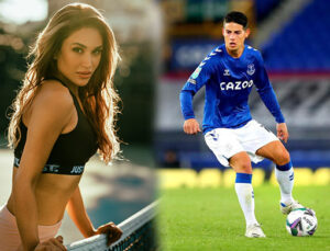 James Rodriguez 2020 güzeli Elif Yılmaz’ı takibe aldı