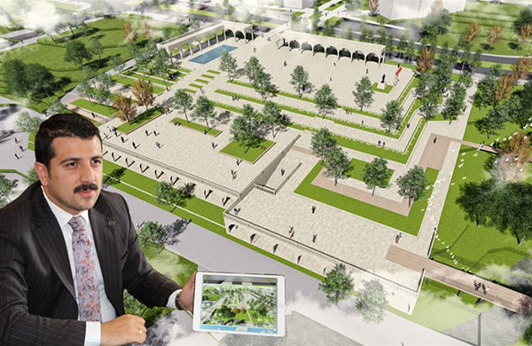 Hasankeyf’e kent meydanı kuruluyor