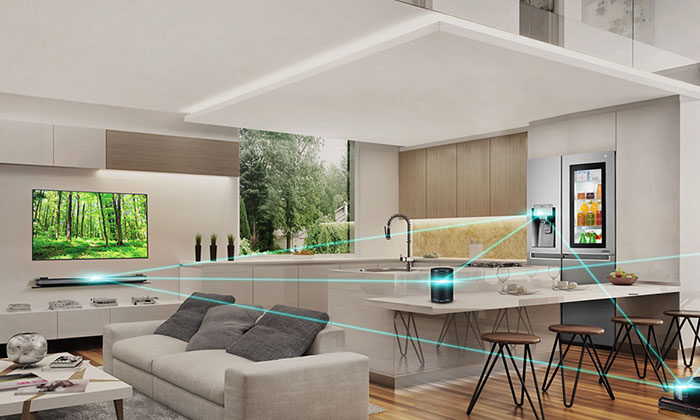 Akıllı evlerde tüm aletler ek elde