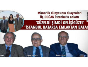 Mimarinin Üç Doğan’ı kitap oldu