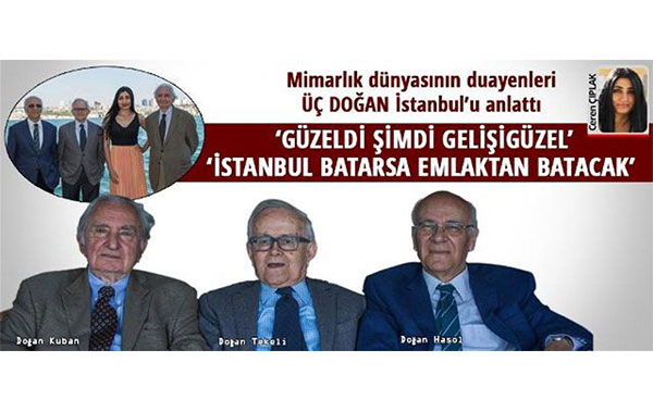 Mimarinin Üç Doğan’ı kitap oldu