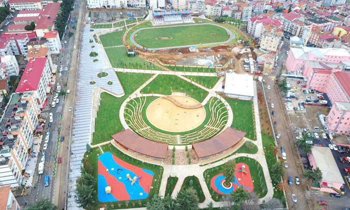 Trabzon Avni Aker Millet Bahçesi’nin ilk etabı tamamlandı