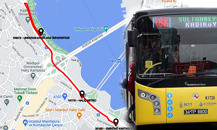 Alibeyköy Cibali Tramvay Hattı’na ücretsiz otobüs seferi