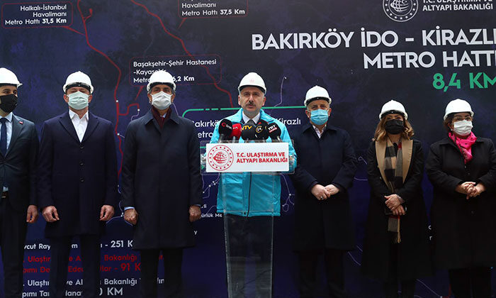 Bağcılar-Bakırköy Metro Hattı 2022’de hizmete giriyor