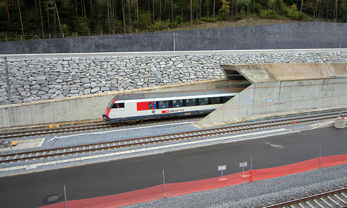 Gotthard Base Tüneli’nde Mono Steel kullanılıyor