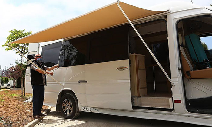 Sanayideki firmalar karavan üretimine yöneldi