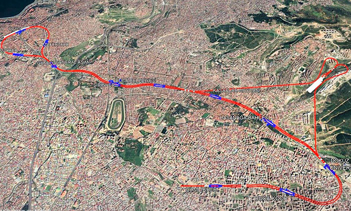 Buca Metrosu’nun 11 durağı nereler?