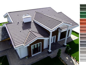 Renkli beton kiremitten kolay uygulama