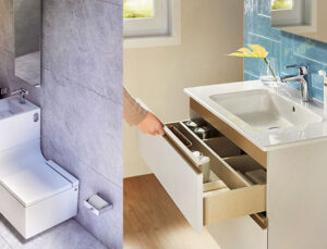 Kompakt lavabolar banyoya konfor katıyor