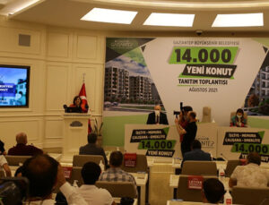 Gaziantep’te işçi, memur ve emekliler için 14 bin konut yapılacak