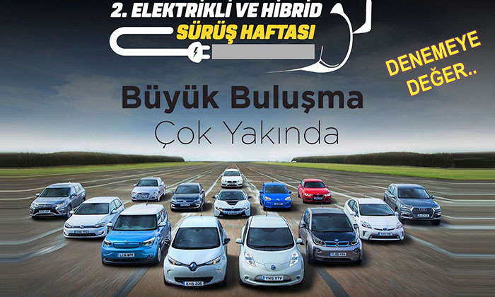 Elektrikli ve Hibrit Araç Sürüş Etkinlikleri 11-12 Eylül’de!