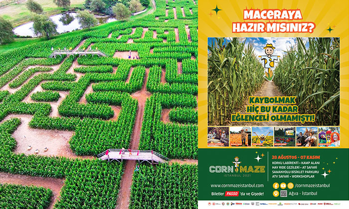 Türkiye’nin ilk mısır labirenti açılıyor!