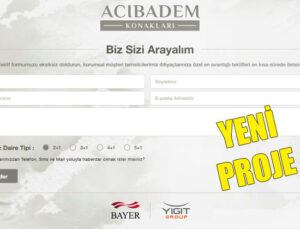 Acıbadem Konakları ön talep toplamaya başladı