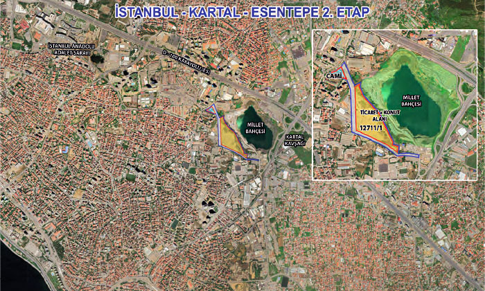 Kartal Esentepe 2. etaba 1150 konut yapılacak