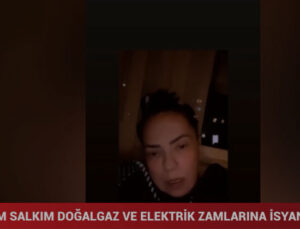 Yeşim Salkım doğalgaz faturasına isyan etti