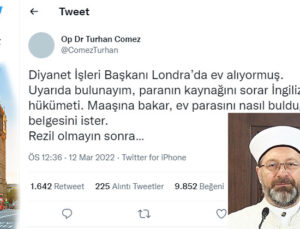 Ali Erbaş Londra’dan ev alıyormuş