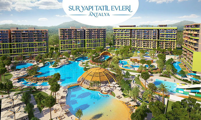 Sur Yapı Tatil Evleri Antalya’da 100 bin TL’ye ömür boyu tatil