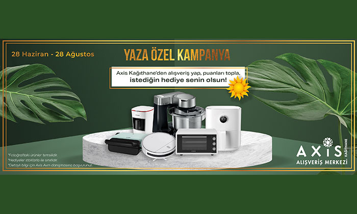 Axis Kağıthane AVM’de alışveriş yapan kazanıyor