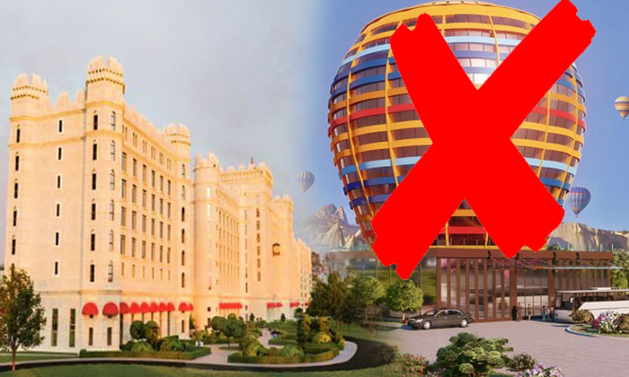 Niziplioğlu’nun balon otelinin şekline izin çıkmadı
