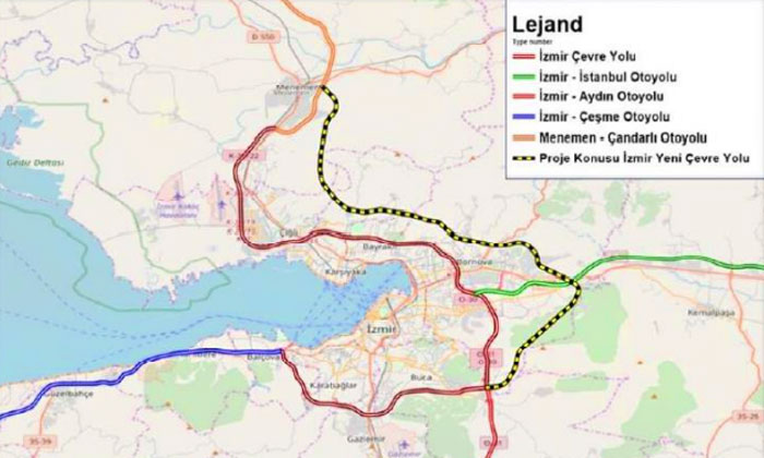 Yeni İzmir Kuzey-Doğu Çevre Otoyolu nefes aldıracak