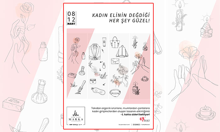 Kadın girişimcilerin ürünleri Sur Yapı Marka AVM’de