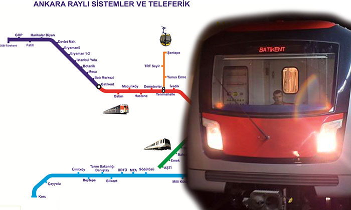 Ankara Çankaya’ya iki metro hattı birden geliyor