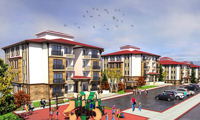 TOKİ Pazarcık’ta 210 konut yapacak