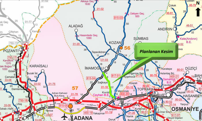 Adana Ceyhan ile İmamoğlu arasına çift şerit yol yapılacak