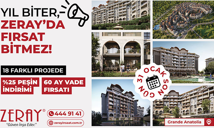 Zeray’ın yıl sonu kampanyası ocak ayında da devam ediyor!