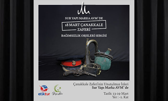 Sur Yapı Çanakkale Sergisi’ni Marka AVM’de tekrar sergiliyor