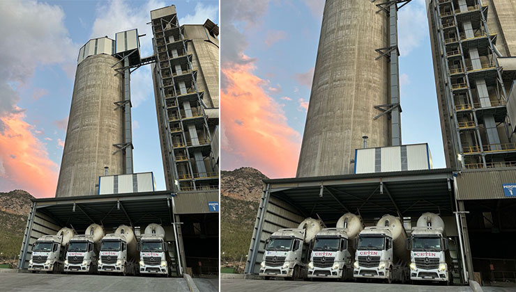 Medcem Port, yeni çimento silosunu devreye aldı