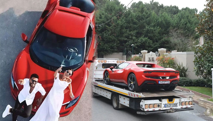 Dilan Polat’ın Ferrari’si, TMSF’den satılık!