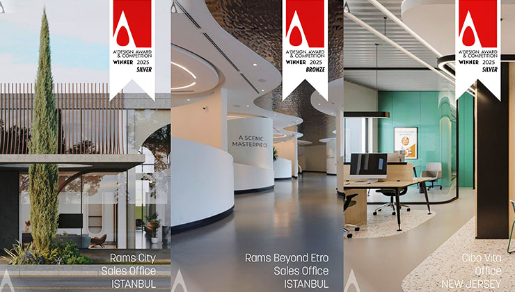 Arkiteam’e İtalya’dan 3 yeni tasarım ödülü!