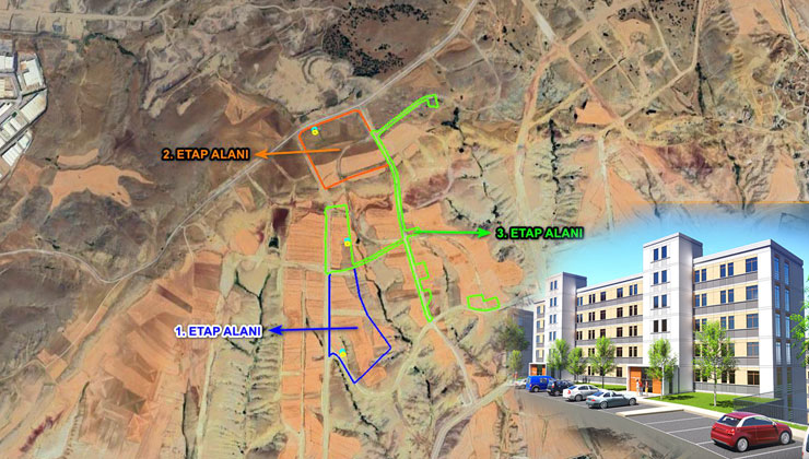 TOKİ’den Ankara Etimesgut’a 3 etapta 3.781 konut!