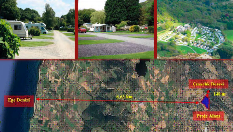 Ezine Uluköy’de 384 karavanlık kamp alanı kuruluyor