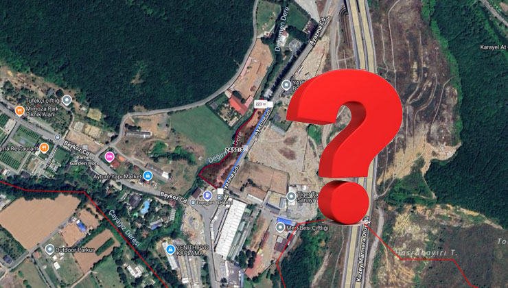 Beykoz Ayazma’daki ilginç parsel icradan satışa çıktı!